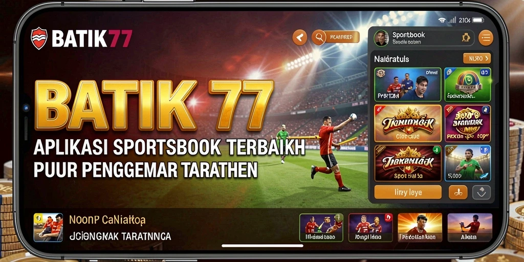 Tampilan gameplay aplikasi BATIK77 dengan fitur taruhan langsung.