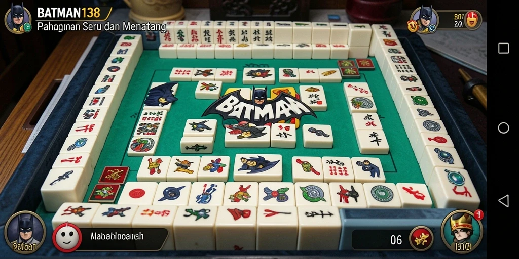 Screenshot gameplay BATMAN138 yang menunjukkan keseruan permainan Mahjong.