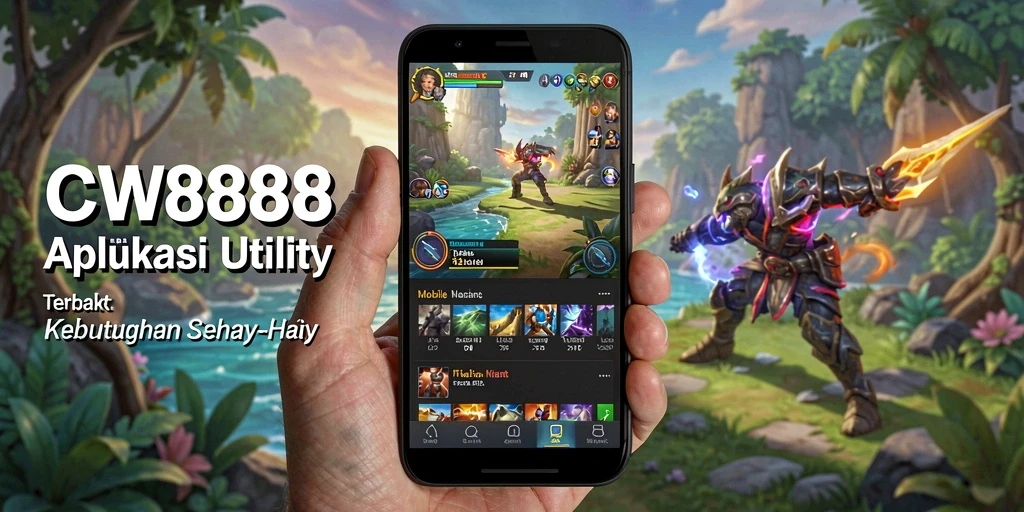 Tampilan antarmuka aplikasi Utility CW8888 yang sederhana dan fungsional.