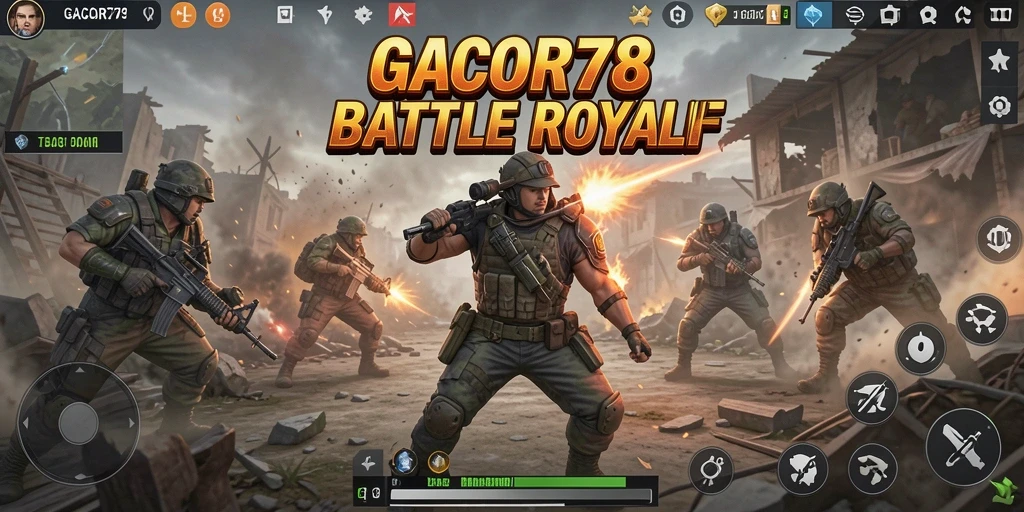 Tampilan gameplay GACOR78 yang intens dan menegangkan.