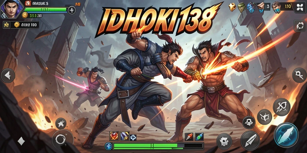 Screenshot IDRHOKI138 menampilkan aksi seru dalam pertarungan.
