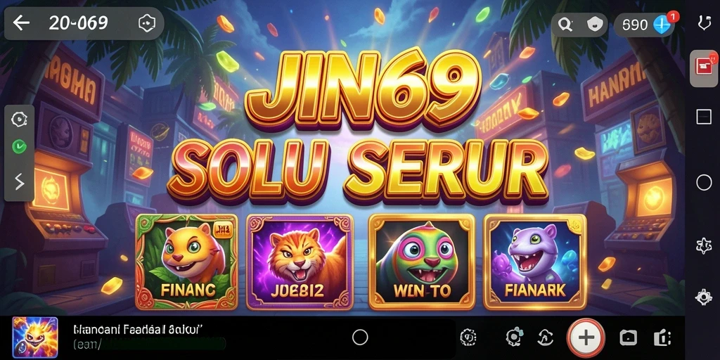 Gameplay JIN69 yang menampilkan putaran slot yang seru dan kesempatan menang.