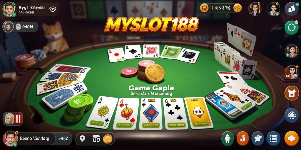 Tampilan gameplay seru di MYSLOT188 dengan pemain yang aktif.
