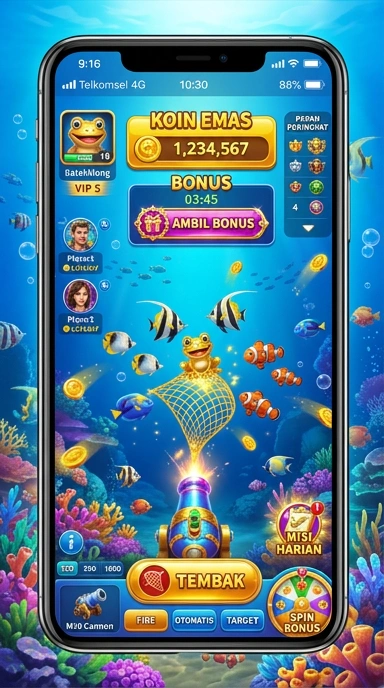 Screenshot aplikasi katakwin dengan antarmuka pengguna yang ramah.